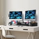 thumbnail image 5 of Soporte para monitor Simple Houseware Dual con cajón negro, 5 of 5
