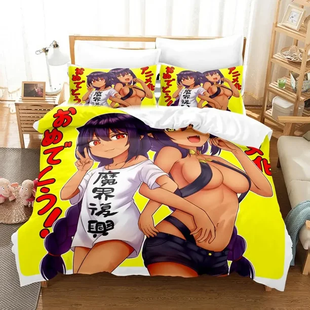 Great Jahy Will Not Be Defeate Bedding Set Duvet Cover Bed Set Quilt Cover Pillowcase Comforter Boys Adult Bed Sheets