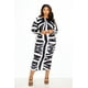 thumbnail image 4 of Saronite Vestido Ajustado Fruncido con Estampado Animal (Talla Grande para Mujer), 4 of 4