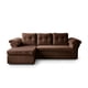 thumbnail image 2 of Sofa Modular Laos 3.1 Intercambiable Felpa Chocolate, 2 of 2