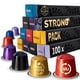 thumbnail image 1 of Cápsulas de espresso REAL COFFEE 100 fuertes compatibles con Nespresso, 1 of 9