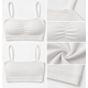 thumbnail image 3 of Peto Básico Con Push Up Crop Top Elasticado blanco Talla Única, 3 of 4