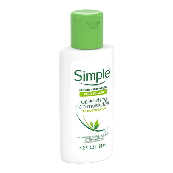 Hidratante simple, reparador y respetuoso con la piel, 125 ml x 2