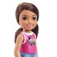 thumbnail image 2 of Muñeca Mattel Barbie Chelsea Friend con perro en monopatín de 6 pulgadas, 2 of 7