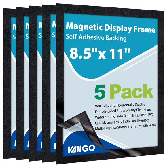 Soporte Magnético VAIIGO 23 x 28 cm Pack de 5 PVC