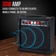 thumbnail image 2 of Amplificador De 20 W Para Guitarra Eléctrica Con Altavoz Color Negro, 2 of 6