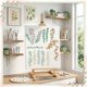 thumbnail image 3 of 14 plantillas grandes reutilizables de flores y hojas de PET, 3 of 6
