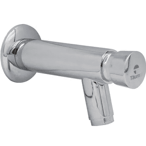 Genérico - Llave Lavatorio Temporizada Al Muro Plateado