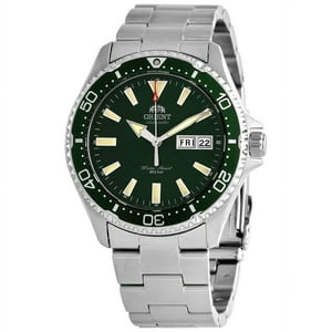 Orient - Reloj Mako Iii, Acero Inoxidable, Verde - Ra-Aa0004E19B Para Hombre