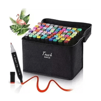 Genérico - Set De Plumones 80 Marcadores Touch Plumones Doble Puntar