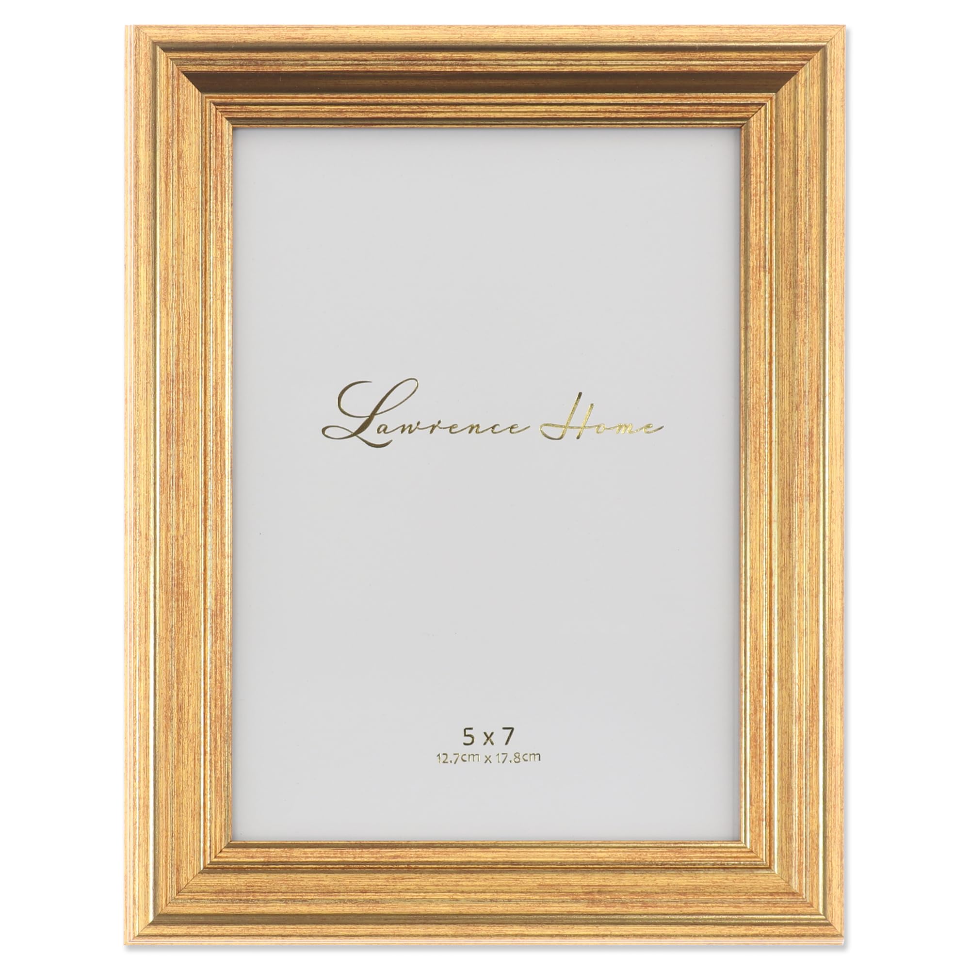 Marco Para Fotos Lawrence Frames Sutter, Oro Bruñido, 5 X 7 Cm