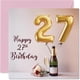 thumbnail image 1 of Tarjeta de cumpleaños Stuff4 con globos y burbujas para 27 cumpleaños, 5.7 pulgadas, 1 of 7