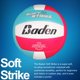 thumbnail image 2 of Voleibol Baden Soft Strike tamaño oficial azul/rosa, 2 of 5
