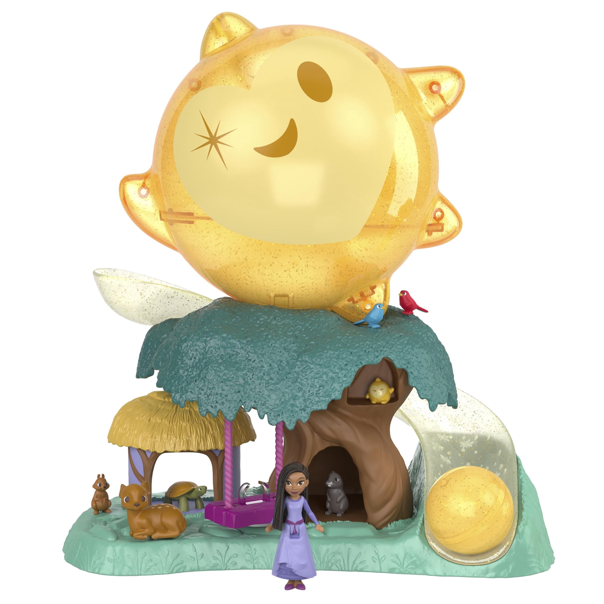 Playset Mattel Disney Wish Toys Magical Star Con Muñeca Asha