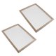 thumbnail image 1 of Pantalla de marco de molde de fabricación de papel de madera 2pcs para handcraft papel 30x40cm, 1 of 6