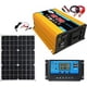 thumbnail image 1 of Panel solar de carga USB dual, inversor de panel solar, sistema de panel solar de 18 V, 20 W, controlador de 30 A con kit de inversor solar de coche con USB dual, fuente de alimentación completa para, 1 of 6