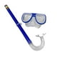 thumbnail image 1 of Juego De Snorkel Para Niños, Máscara De Buceo Con Vista Amplia Y Tubo Respirador Para Bucear, Niños Y Niñas, Azul, 1 of 3