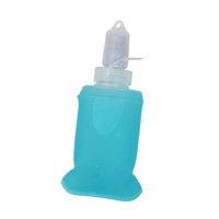 Magideal - Botella De Agua Blanda Bidón Reutilizable Para Correr Con Válvula De Mordida Antigoteo Para Hidratación Fácil Adecuada Para Regalar A Familiares O Am Azul 100 Ml