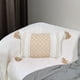 thumbnail image 1 of XmhyTop Almohada bohemia (2 pieza), 45 x 30 cm, Material de chenilla felpuda neutra, con funda y relleno incluido, ideal para sala de estar, sofá, cama, Estilo B, Caqui oscuro, 1 of 5