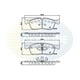 thumbnail image 1 of Pastillas Freno para auto COMLINE CBP02253, 1 of 3