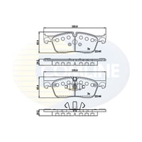 Pastillas Freno Para Auto Comline Cbp02253