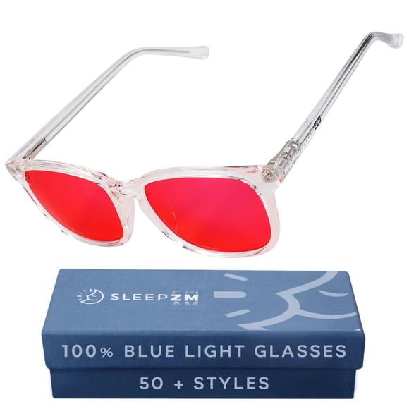 Gafas de luz azul Sleep ZM con cristal rojo 100%