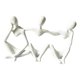 thumbnail image 5 of Creative Thinker Resina Estatuas Coleccionables Escultura Artesanía Blanco, 5 of 5