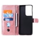 thumbnail image 3 of Funda con Cremallera para Samsung Galaxy S21 Ultra 5G, Carcasa Cartera de Cuero PU con Soporte y Tarjetero, 3 of 6