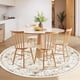 thumbnail image 2 of ALFOMBRA AMADA HOMEFURNISHING 152 cm Redonda Lavable Beige, 2 of 8