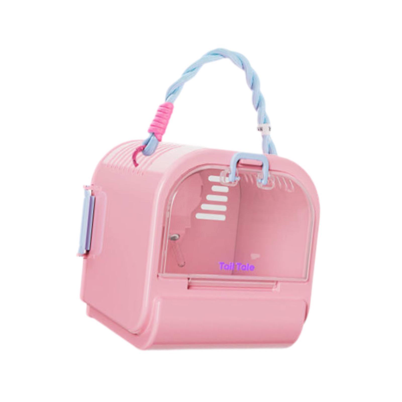 Magideal - Jaula Transportadora Para Hámster Caja Portátil Para Pequeños Animales Con Botella De Agua Diseño Transparente De Material Pp Adecuada Para Viajes Al