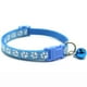 thumbnail image 1 of Collar Huellita con Cascabel para Gatos Azul Celeste, 1 of 3