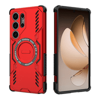 Funda Foxdock Para Samsung Galaxy S25 Ultra , Magnética, Resistente A Golpes, Con Soporte, Unisex, Carga Inalámbrica