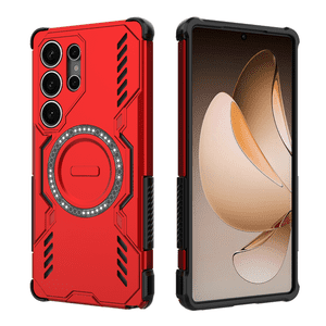 Funda Foxdock Para Samsung Galaxy S25 Ultra , Magnética, Resistente A Golpes, Con Soporte, Unisex, Carga Inalámbrica