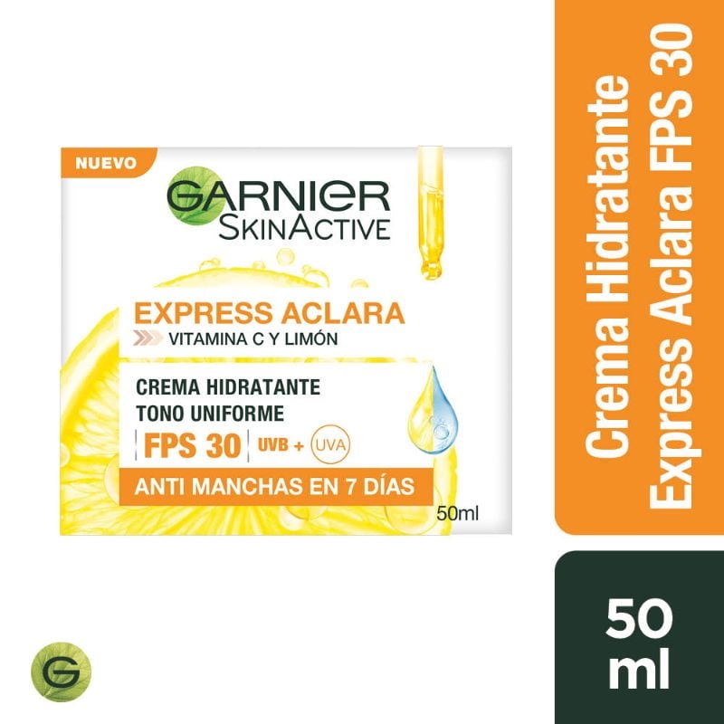 Garnier Skin Active - Crema Aclara Fps30 50Ml