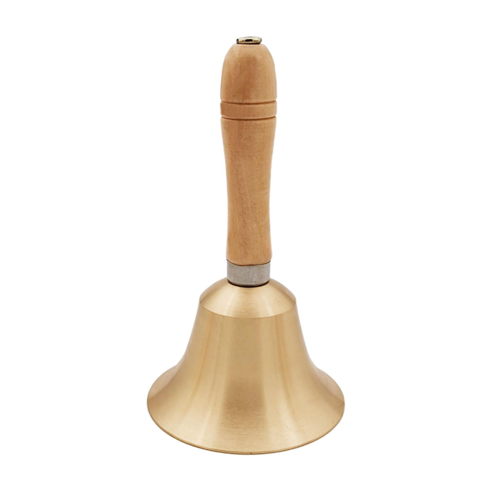 Bothyi - Campana De Mano De Latón, Campana De Servicio Sólida Y Ruidosa, Campana De Recepción Para Servicio De Barra De Hotel, 80mm X 207mm