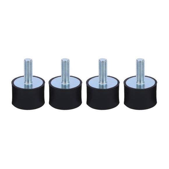 Amortiguador antivibratorio Yosoo M6 con soportes de goma (4 unidades)