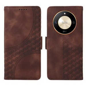 Carcasa Foxdock Honor X9B De Cuero Pu, Diseño Acolchado Clásico, Protección Contra Caídas Y Rayones