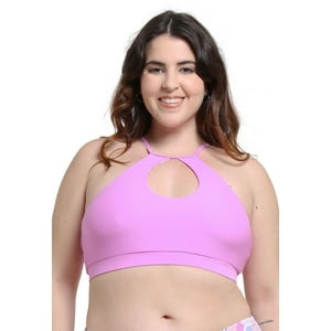 Samia - Peto Deportivo Halter Lila L