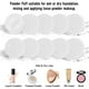thumbnail image 2 of Paquete de 10 borlas de algodón para polvos cosméticos, almohadillas de maquillaje con cinta, borlas para polvos faciales sueltos y base, 2 of 6