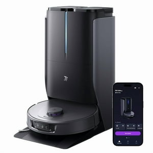 3I Tech - 3I P10 Ultra Robot Aspiradora Y Trapeador Combo, Almohadilla Extensible Para Mopa De Bordes Y Esquinas, Limpieza Profunda De Succión De 18000 Pa