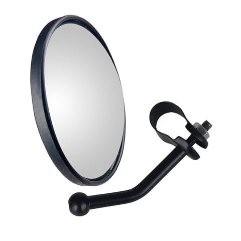 Magideal - Espejos De Punto Ciego Ajustables, Reemplaza Los Accesorios Auxiliares De Gran Angular Retrovisor Redondo De Gran Campo De Visión Lateral Convexo Apto Clip Grande