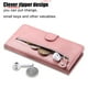 thumbnail image 2 of Funda con Cremallera para Samsung Galaxy A31, Carcasa Cartera de Cuero PU con Soporte y Tarjetero, 2 of 5