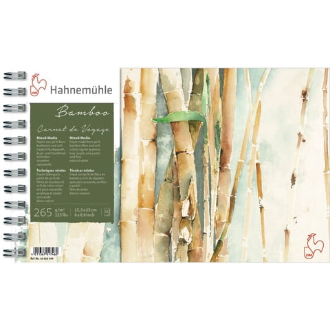 Libreta Viaje Técnica Mixta Hahnemuhle 265Gr 15X25Cm 15Hjs