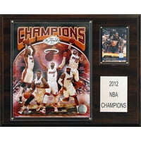 C&I Collectables - Placa Coleccionable De C&I, Campeones De La Nba Miami Heat 2012-2013