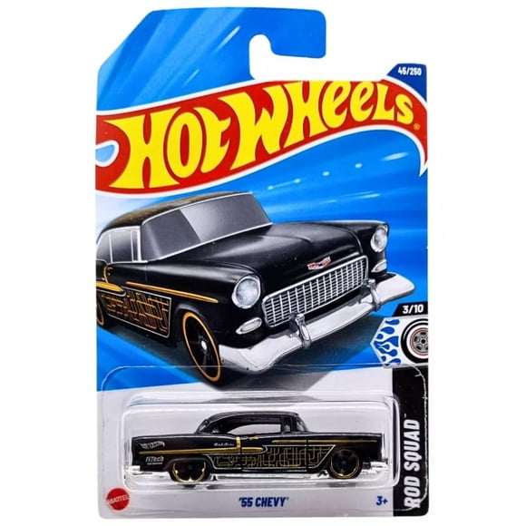 Hot Wheels '55 Chevy Rod Squad a escala 1:64