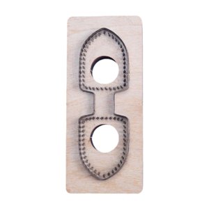 Bothyi - Troquel De Corte De Cuero Hoja De Llavero Troquel De Perforación De Cuero Para Estampación Estilo Doméstico A