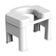 thumbnail image 1 of Taburete De Inodoro Portátil Antideslizante Compacto Orinal En Cuclillas Para Orinal Inodoro Ba?o 26,5 Cm Blanco, 1 of 4