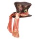 thumbnail image 4 of Gorro de disfraz Disney Deluxe Mad Hatter para niños con bufanda color melocotón, 4 of 8