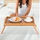 thumbnail image 4 of Bandeja Desayuno Cama Plegable Madera Natural Multifuncional, 4 of 11