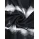 thumbnail image 5 of Mono de Escuela Universitaria para Mujer Talla Grande, Estilo Tie-Dye, con Tirantes Ajustables, Sin Mangas, Elástico, Pierna Ancha, Casual de Verano, Pantalones Largos, Talla 4X, Negro, 5 of 6
